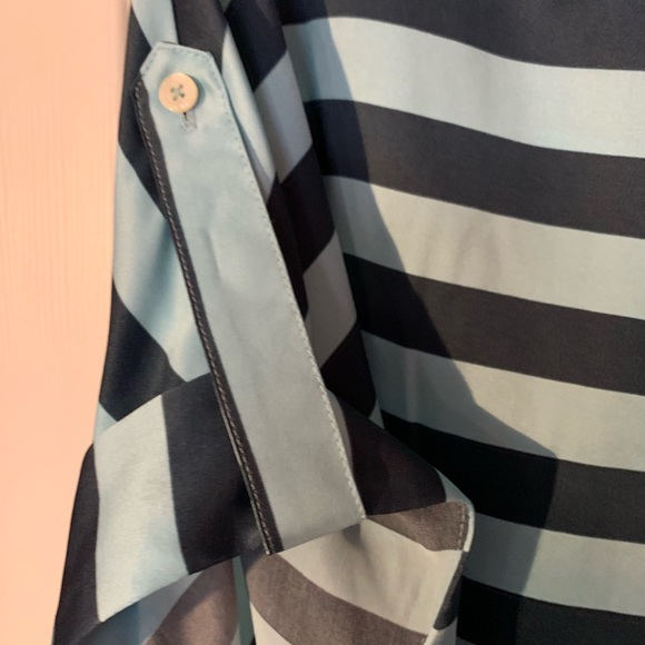 Paperwhite Silk Short Roll Tab Sleeve Top-16 MM 0522 - Picture 3 of 7